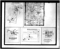 Townships 8, 9 N. Ranges 29, 30 W., Excelsior, Bloomer, Milltown, Central - Below, Sebastian County 1887